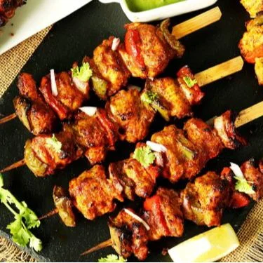 Charcoal chicken tikka from the tandoor